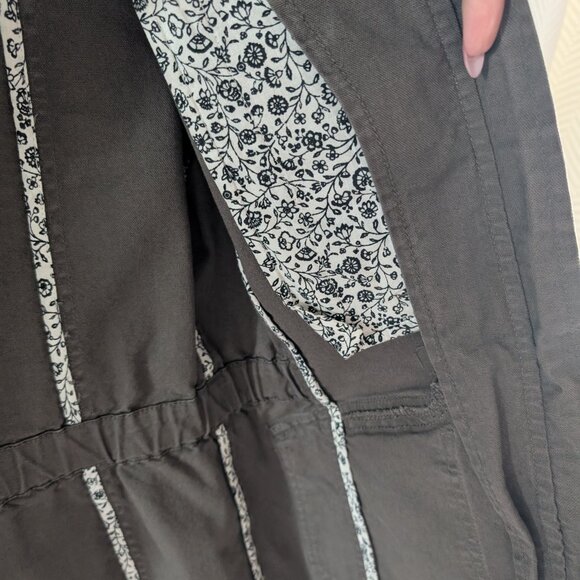 Ann Taylor LOFT Green Utility Zip Up Jacket Size Small Cotton Twill - Picture 6 of 15